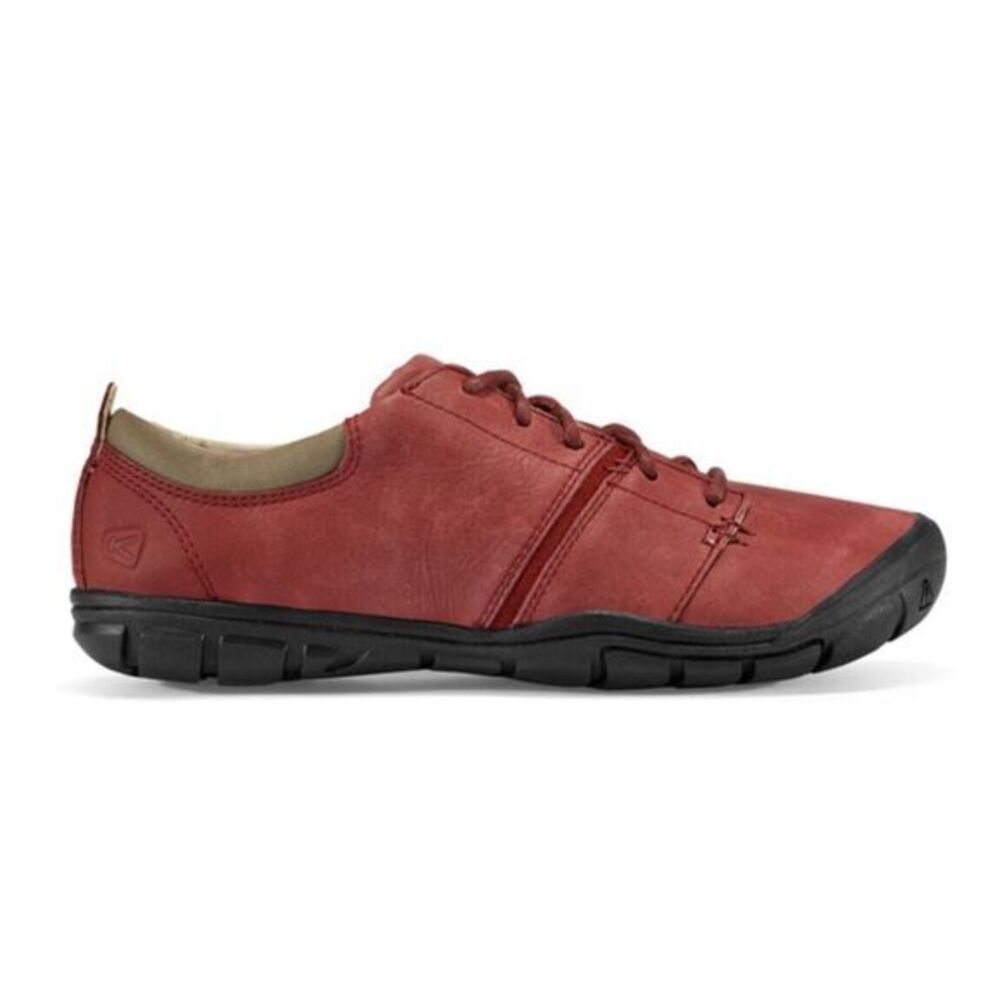 Keen Women Shoe Delancey Dusty Red‎ Leather Outdoor Hiking Lace Up Shoe SZ 6 NEW